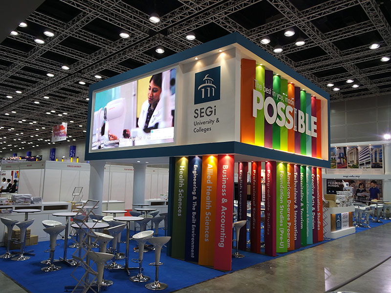 education exhibition booth design